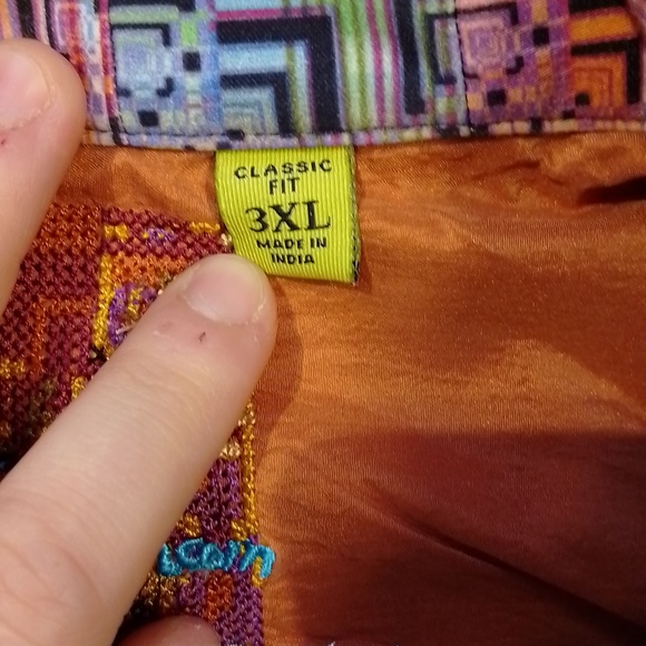 Robert Graham limited Edition 3xl mens Button down shirt embroidered - Picture 5 of 7